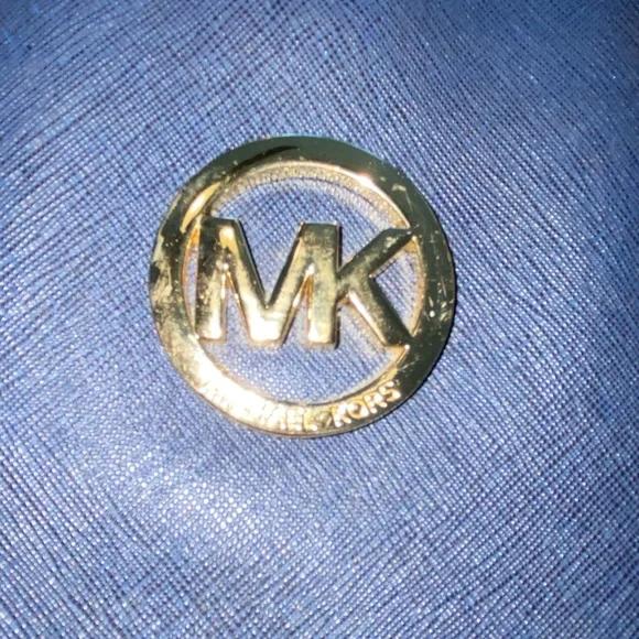 Michael Kors Navy Jet Set Travel Medium Tote Purse MK 13.5" x 4.5" x 12" - Picture 2 of 12